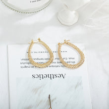 Load image into Gallery viewer, Abdoabdo Pearl Long Tassel Earrings For Women Ear Wire Drop Earrings Jewelry Earrings Gold Earrings Pendientes Mujer Moda 2019
