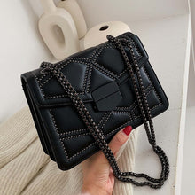 Load image into Gallery viewer, Rivet Chain Brand Designer PU Leather Crossbody Bags For Women 2021 Simple Fashion Shoulder Bag Lady Luxury Small Handbags
