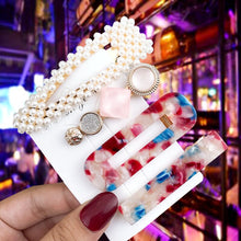 Load image into Gallery viewer, 2020 Hair Clip Set Simulated-pearl Hair Clips &amp; Pins For Women Girls Fashion Female Headwear Barrette Hair Accessories Wholesale
