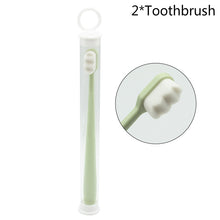 Load image into Gallery viewer, Oral Cleaning Million Toothbrush Ultra-fine Soft Fur Toothbrush Brushing Equipment With Holder Portable Oral Care Eco Product Ki

