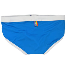 Load image into Gallery viewer, Gay Swimwear Men Push Up Rainbow Swim Briefs Trunks Mens Sexy Underwear Swimsuit Swimming Trunks Suring Bikini Beach Shorts
