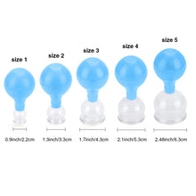 Load image into Gallery viewer, Vacuum Cupping Set Rubber Head Glass Suction Body Cup Massage Cans Anticellulite Massager Chinese Medical Therapy Massage Jars
