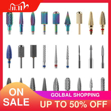 Load image into Gallery viewer, Tungsten Carbide Nail Drill Bit Cutter For Manicure Machine Carbide Electric Nail Drill Milling Cutter For Nail File Accessories
