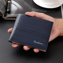Load image into Gallery viewer, Fashion Men Wallet Casual Multi-card Position Credit Card Holder Ultra Thin Coin Purse For Men Portable Bifold Male Clutch Bag

