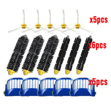 Load image into Gallery viewer, Compatible with iRobot Roomba 600 Series Bristle&amp;Flexible Beater Brush 3-Armed Brush Aero Vac Filters kit spare parts clean kits
