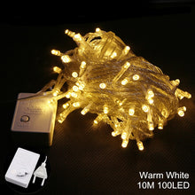 Load image into Gallery viewer, Curtain Fairy String Light LED Christmas Decorations for Home Garland Xmas Light Christmas New Year 2021 Navidad Ornament Gift
