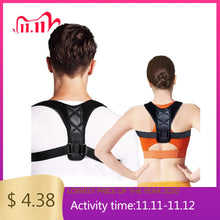 Load image into Gallery viewer, Medical Adjustable Clavicle Posture Corrector Men Women Upper Back Brace Shoulder Lumbar Support Belt Corset Posture Correction
