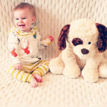 Load image into Gallery viewer, 6 Styles New Spring Cute Newborn Baby Boy Clothes Sets Long Sleeve T-shirt+Pants Lovely Cartoon Printed Boutique Cotton Baby Set
