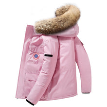 Load image into Gallery viewer, 90%Down Jackets Men Winter Jacket Men Fashion Thick Warm Parkas Fur White Duck Down Coats Casual Man Waterproof Down Jackets 165
