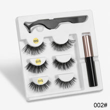Load image into Gallery viewer, Magnetic Eyelashes Eyeliner Eyelash Curler Set5 Magnet Natural Long Magnetic False Eyelashes With Magnetic Eyeliner SEXYSHEEP
