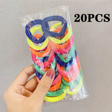 Load image into Gallery viewer, 50/100PCS/Set Women Girls 4CM Colorful Nylon Elastic Hair Bands Ponytail Holder Rubber Bands Scrunchie Headband Hair Accessories
