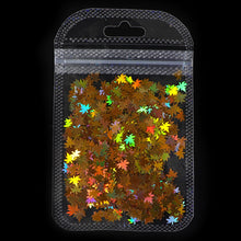 Load image into Gallery viewer, Holographic Butterfly Heart Nail Art Glitter Micro Laser Star Flakes 3D Silver Gold Sequins Polish Manicure Nail Decoration

