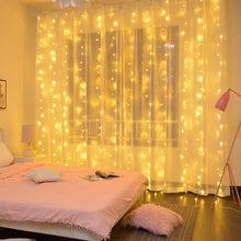 Load image into Gallery viewer, Curtain Fairy String Light LED Christmas Decorations for Home Garland Xmas Light Christmas New Year 2021 Navidad Ornament Gift
