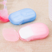 Load image into Gallery viewer, 1/2/3/4/5 Boxes Disinfecting Paper Soaps Washing Hand Mini Disposable Scented Slice Sheets Foaming Soap Case Paper (1Box=20pcs)
