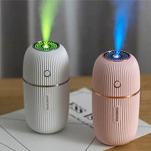 Load image into Gallery viewer, M Humidifier 300ML Ultrasonic USB Aroma Essential Oil Diffuser Romantic Color Night Lamp Mist Maker Humidificador Portable
