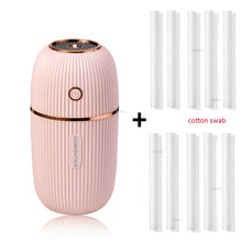 Load image into Gallery viewer, M Humidifier 300ML Ultrasonic USB Aroma Essential Oil Diffuser Romantic Color Night Lamp Mist Maker Humidificador Portable
