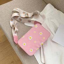 Load image into Gallery viewer, Small Fresh PU Leather Shoulder Bags Women Girls Floral Printed Crossbody Bags Classic Elegant Crossbody Shoulder Bag
