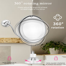 Load image into Gallery viewer, Dropshipping LED Mirror Flexible Makeup Mirror with Led Light Vanity Mirrors 10X Magnifying Mirrors Light Cosmetic Miroir
