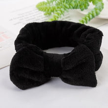 Load image into Gallery viewer, 2020 New Letter OMG Headbands for Women Girls Bow Wash Face Turban Makeup Elastic Hair Bands Coral Fleece Hair Accessories
