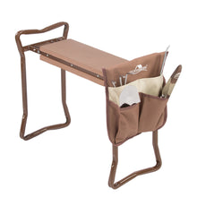 Load image into Gallery viewer, Garden Kneeler and Seat Folding Stainless Steel Garden Stool with Tool Bag EVA Kneeling Pad Gardening Gifts Supply
