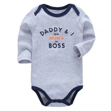 Load image into Gallery viewer, Baby Boys Clothing Newborn Bodysuit Long Sleeve 100% cotton Babies Infant Toddler 3 6 9 12 18 24 Months Girls Clothes
