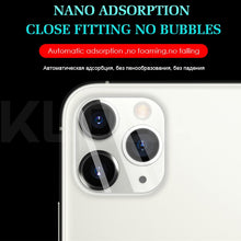 Load image into Gallery viewer, 3Pcs Camera Protective Glass For iphone 11 Pro Max X XR XS MAX 12 Screen Protector On iPhone 11 6 6S 7 8 Plus SE 2020 Lens Glass
