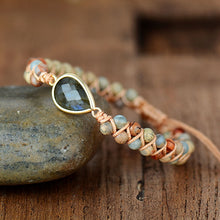 Load image into Gallery viewer, Stone Wrap Bracelets Femme Amethysts Opal String Braided Yoga Friendship Bracelet Bangle Bohemian Jewellery
