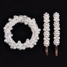 Load image into Gallery viewer, 14 Colors Woman Elegant Pearl Hair Ties Beads Girls Scrunchies Rubber Bands Ponytail Holders Hair Accessories Elastic Hair Band
