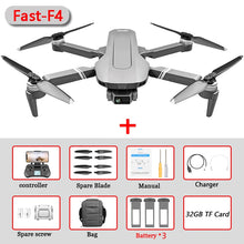 Load image into Gallery viewer, F4 Drone GPS 4K 5G HD Mechanical Gimbal Camera  System Supports TF Card Drones Stabilier Distance 2km Flight 25 Min VS SG906Pro
