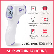 Load image into Gallery viewer, Digital Infrared Termometer Non-Contact Laser Forehead Thermometer For Adult and Baby
