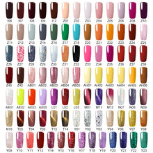 Load image into Gallery viewer, MAD DOLL 8ml 60 Colors Gel Nail Polish  Nail Color Nail Gel varnish Soak Off UV Gel Varnish Base Coat No Wipe Top Coat

