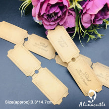Load image into Gallery viewer, Metal Cutting die Cut Lottery Ticket Strip Gift Coupon Scrapbook Paper Craft Handmade Card Album Punch Art Cutter Alinacutle Die
