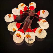 Load image into Gallery viewer, 1.5m 10Led Christmas Tree Santa Claus Snowman Snowflake Led Light String Festival Bar Home Party Decor Christmas Ornament
