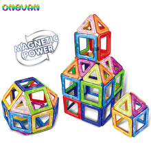 Load image into Gallery viewer, 30-252pcs DIY Magnetic Constructor Triangle Square Big Bricks Magnetic Building Blocks Designer Set Magnet Toys For Children
