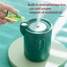 Load image into Gallery viewer, 330ML Mini Cactus Air Humidifier 2000mAh Rechargeable Battery USB Portable Ultrasonic Cool Mist Aroma Essential Oil Diffuser
