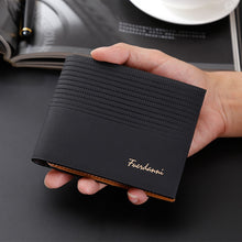 Load image into Gallery viewer, Fashion Men Wallet Casual Multi-card Position Credit Card Holder Ultra Thin Coin Purse For Men Portable Bifold Male Clutch Bag
