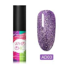 Load image into Gallery viewer, WHID CHIC Thermal Glitter Soak Off UV Gel Polish Sparkling Temperature Color-changing Varnish Gel Nail Art varnish Decor
