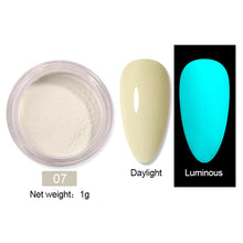 Load image into Gallery viewer, 1Box Sugar Nail Powder Glitter Nail Dust Powder Laser Gradient Nail Pigment Coloful Glitter Nail Art Decoration Accessories
