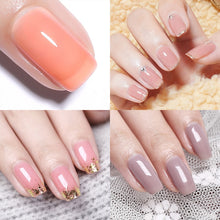 Load image into Gallery viewer, GDCOCO New Arrival Jelly Gel Nude Color Nail Gel Polish Glitter Color Transparent Clear Nail Varnish Soak off UV LED Gel Varnish
