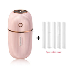 Load image into Gallery viewer, M Humidifier 300ML Ultrasonic USB Aroma Essential Oil Diffuser Romantic Color Night Lamp Mist Maker Humidificador Portable
