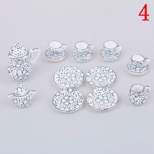 Load image into Gallery viewer, 15/8/9/4/2Pcs 1:12 Dolls House Miniature Mugs Dish Cups Pot Set Direction Furniture Toys Coffee Tea Cups Dollhouse Accessory
