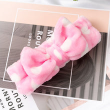 Load image into Gallery viewer, 2020 New Letter OMG Headbands for Women Girls Bow Wash Face Turban Makeup Elastic Hair Bands Coral Fleece Hair Accessories
