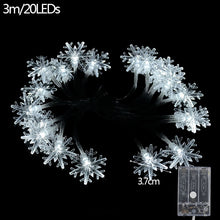 Load image into Gallery viewer, 1.5m 10Led Unicorn Snowman Snowflake Photo Clips Led Light String Wedding Festival Bar Home Party Decoration Christmas Ornament

