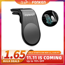 Load image into Gallery viewer, FONKEN Magnetic Car Phone Holder Car Mount Stand Air Vent Clip Mount for iPhone 12 Pro Huawei Samsung  Xiaomi Car Mobile Holder
