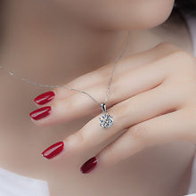Load image into Gallery viewer, Aesthetic Charm Pendant Necklaces For Women Shine Zircon Choker Collar Chain On The Neck Jewellry Wedding Fashion Jewelry N426
