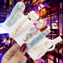 Load image into Gallery viewer, 2020 Hair Clip Set Simulated-pearl Hair Clips &amp; Pins For Women Girls Fashion Female Headwear Barrette Hair Accessories Wholesale
