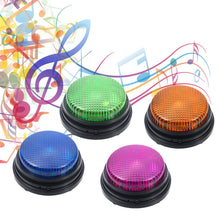 Load image into Gallery viewer, 1/4pcs Recordable Talking Button with Led Function Learning Resources Answer Buzzers Learning Taking Gifts Interactive Toy
