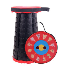 Load image into Gallery viewer, Retractable Stool Folding Chiar Outdoor Portable Stool Folding Chair Camping Stool Convenient Fishing Chair Foldable
