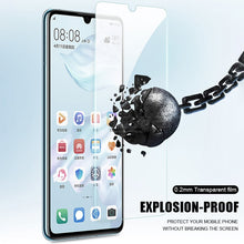 Load image into Gallery viewer, 3-1Pcs Full Cover Tempered Glass For Huawei P40 P30 P20 Lite P20 Pro P Smart 2019 Screen Protective Glass For Huawei Mate20 Lite
