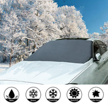 Load image into Gallery viewer, Automobile Magnetic Sunshade Cover Car Windshield Snow Sun Shade Waterproof Protector Cover Car Front Windscreen Cover
